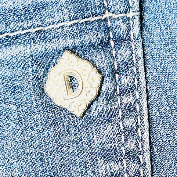 Democracy jeans Ab Solution skinny jeans distressed stretchy women Size 18 - Picture 14 of 14